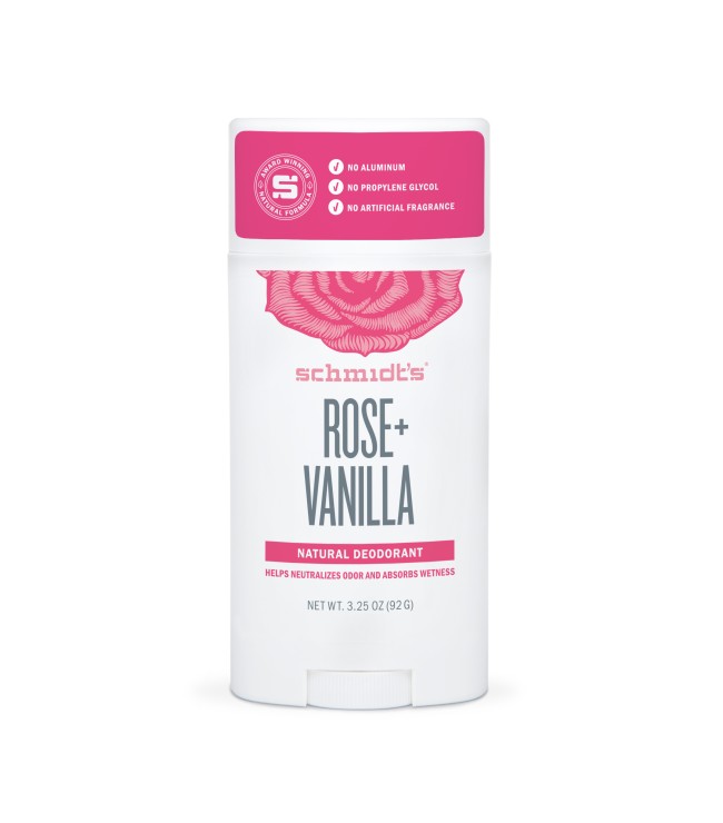 Schmidt's Naturals Deodorant Stick - Rose Vanilla