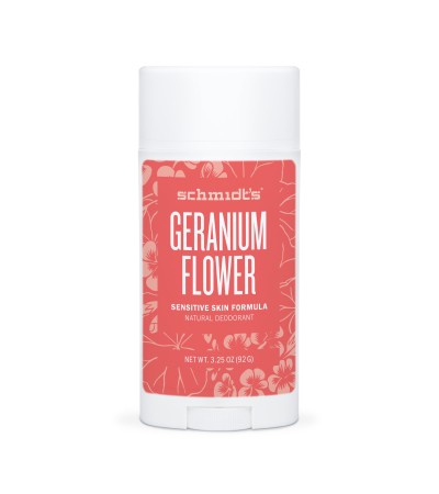 Schmidt's Naturals Sensitive Skin Deodorant Stick - Geranium Flower
