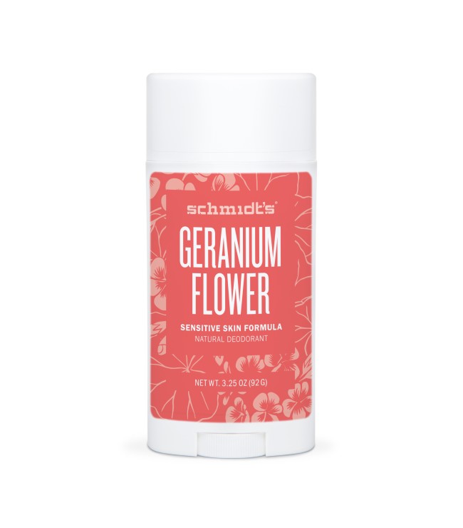 Schmidt's Naturals Sensitive Skin Deodorant Stick - Geranium Flower