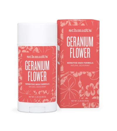 Schmidt's Naturals Sensitive Skin Deodorant Stick - Geranium Flower