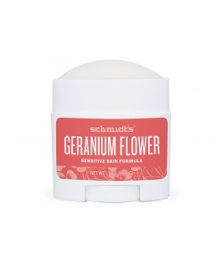 Schmidt's Naturals Sensitive Skin Deodorant Stick - Travel Size (Geranium Flower)