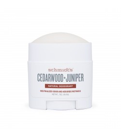 Schmidt's Naturals Cedarwood Juniper Deodorant Stick - Travel Size