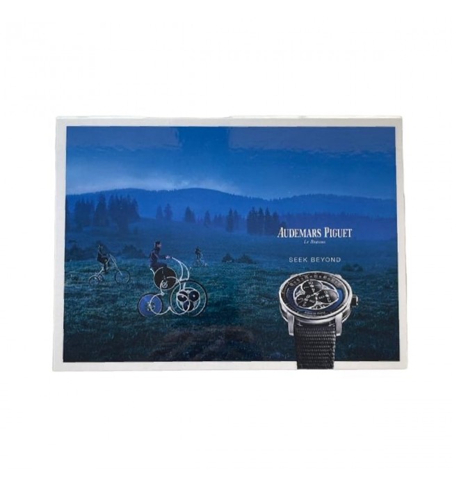 New Audemars Piguet Seek Beyond advertising card