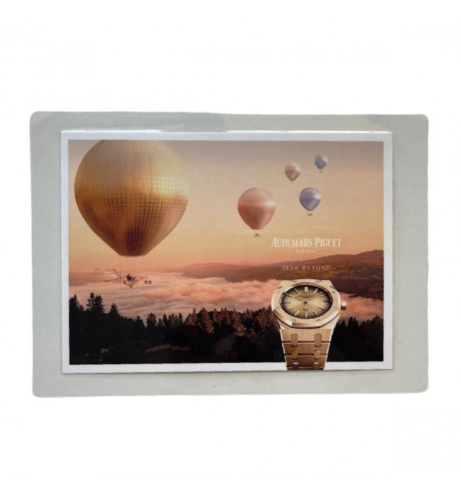 New Audemars Piguet Seek Beyond advertising card