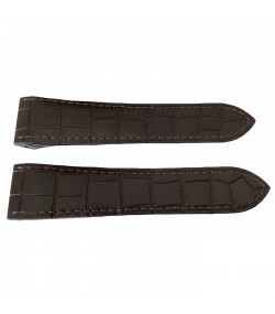 New Cartier brown leather strap KD1IJU74 24.5mm