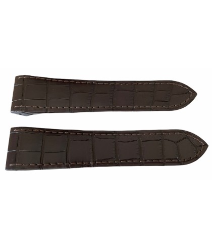 New Cartier brown leather strap KD1IJU74 24.5mm