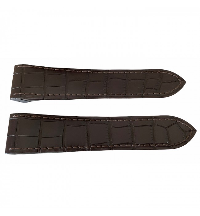 New Cartier brown leather strap KD1IJU74 24.5mm
