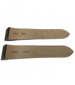 New Cartier brown leather strap KD1IJU74 24.5mm