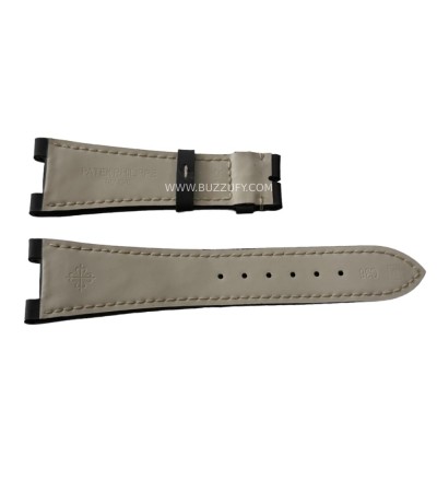 New leather brown strap for Patek Philippe watches 25 x 12 mm