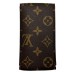 Кожена чанта за часовник Louis Vuitton с оранжеви шевове
