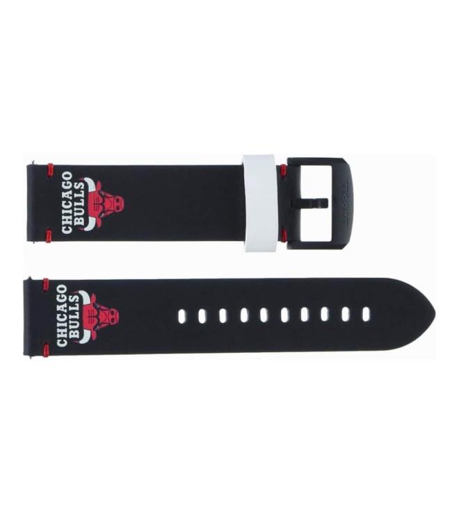 Кожена каишка Chicago Bulls за часовник Tissot T852047508
