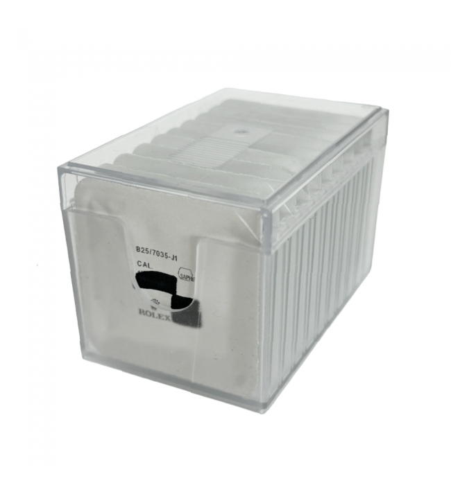 New plastic storage box for watch crystals to 10 units