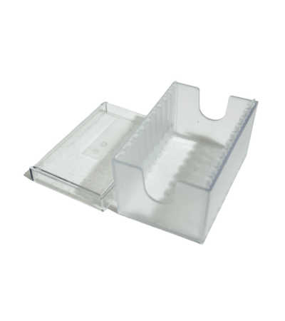 New plastic storage box for watch crystals to 10 units