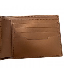 New Rolex leather brown men's wallet