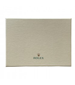 New Rolex leather pouch travel box in brown for 2 watches