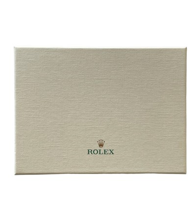 New Rolex leather pouch travel box in brown for 2 watches