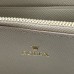 Дамско дълго портмоне от кожа Rolex в сиво