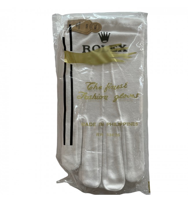 New Rolex white presentation gloves M/L