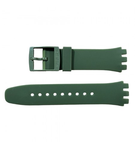 New silicone green Swatch strap ASU ...