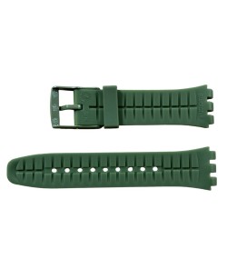 New silicone green Swatch strap ASUSG406