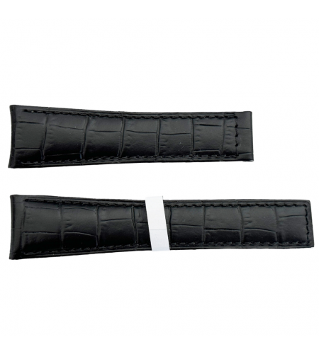 New Tag Heuer black leather alligat ...