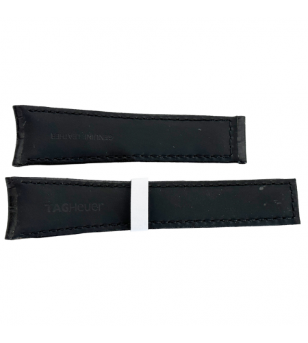 New Tag Heuer black leather alligat ...