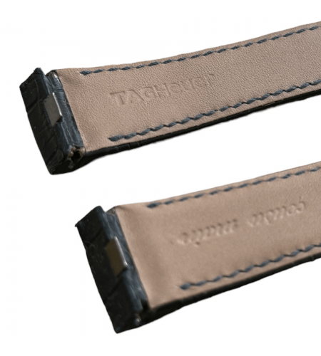New Tag Heuer genuine leather blue  ...