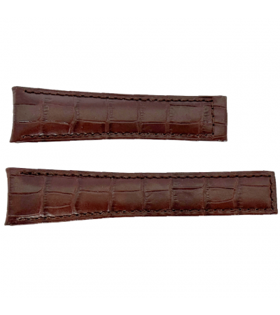 New Tag Heuer watch Alligator dark brown strap 22mm