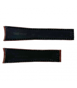 New Tag Heuer watch Alligator dark brown strap 22mm