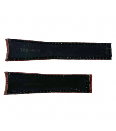 New Tag Heuer watch Alligator dark brown strap 22mm