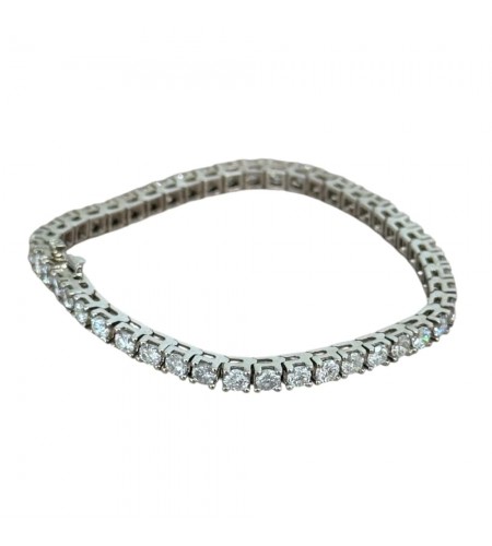 New Tennis bracelet 14k white gold  ...