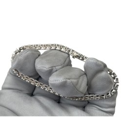 New Tennis bracelet 14k white gold with natural diamonds 6.6 ct, 15.29 gr.