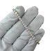 Тенис гривна от 14К бяло злато с естествени диаманти 6.6 ct