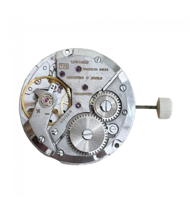 NOS Longines caliber 702 manual-winding movement complete