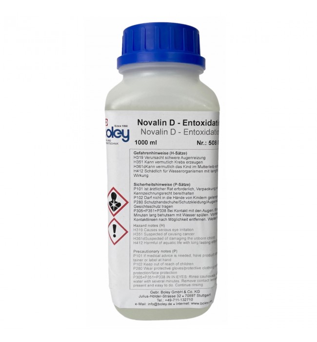 Novalin D deoxidant for gold and silver bath 1000 ml