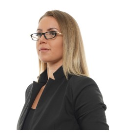 Omega OM5012 001 unisex glass optical frame 52 mm