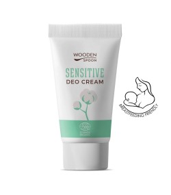 Bio Deo Cream, Sensitive, 40 ml, Wooden Spoon