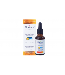 Organic Vitamin C Serum & Hyaluronic Acid for Face, Neck and Eye contour 30 ml. Florence Organics