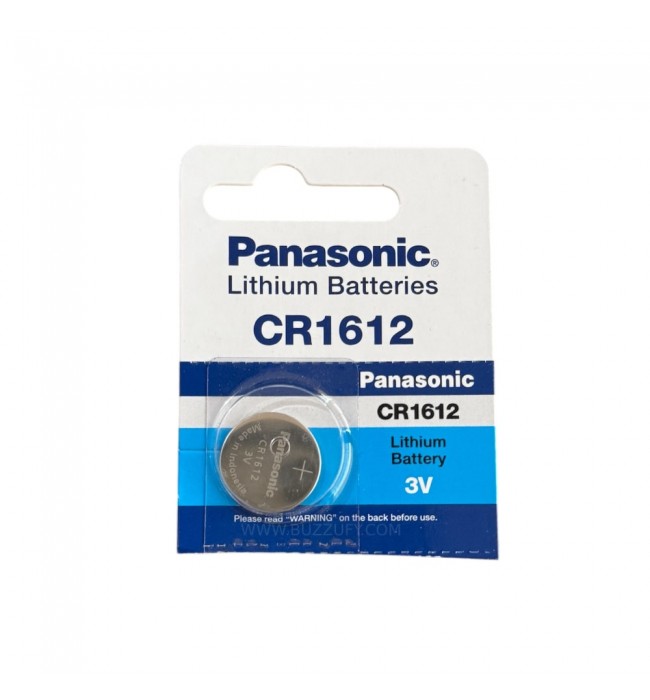 Panasonic CR1612 lithium battery 3V coin cell