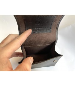 Patek Philippe leather travel watch pouch case