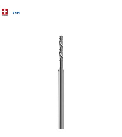 Pivot drill, hard metal VHM, shaft 1.00 mm, head 0.16 mm