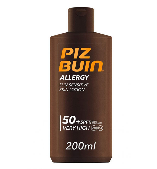 Piz Buin Allergy Sun Sensitive Skin Lotion Spf 50+, 200 ml.