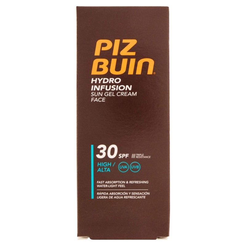 Слънцезащитен гел-крем за лице Piz Buin Hydro Infusion SPF30 150 мл Слънцезащитен гел-крем за лице Piz Buin Hydro Infusion SPF30 150 мл