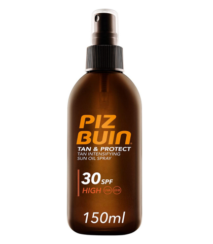 Слънчево масло за интензивно загар Piz Buin Tan & Protect 30 SPF