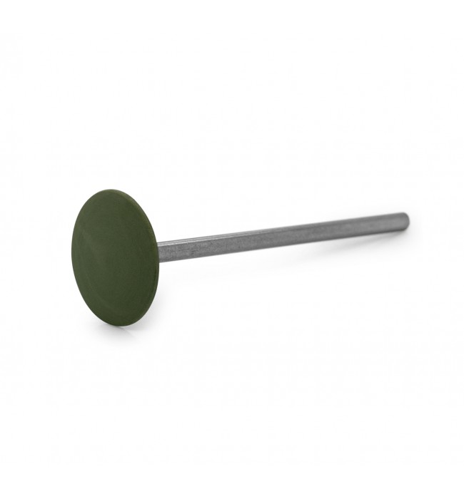 Polisher Eveflex fine silicon carbide green, lens, Ø 14,5 x 2,5 mm, very soft, grain fine, HP-shank