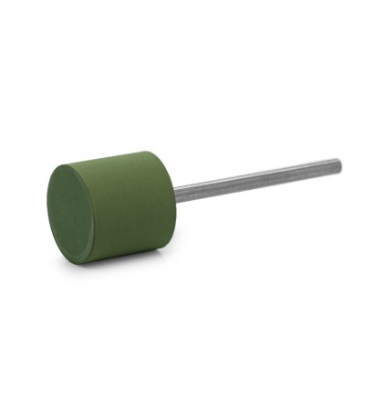 Polisher Eveflex green brush, cylinder, Ø 14 x 12 mm, soft, extra fine