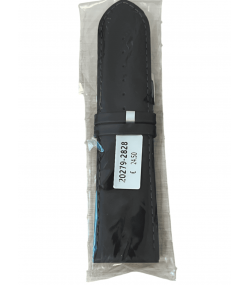 Polo Soft Calf Leather Strap 28mm – Dark Brown, Smooth, With Stitches
