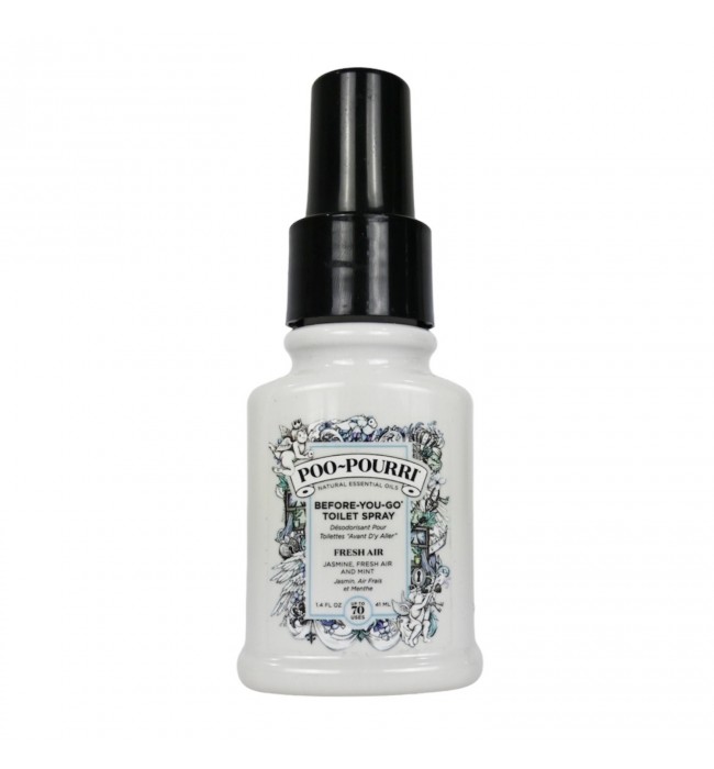 Poo-Pourri Toilet Spray, Fresh Air, Natural Air Refreshner, Odor Eliminator Made With Essential Oils, Bathroom Spray, 1.4 Fl Oz
