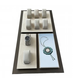 Presentation tray on Rolex for 8 watches for store display