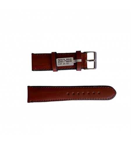Reddish brown leather strap for wat ...